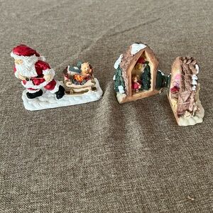 Two Christmas Figurines